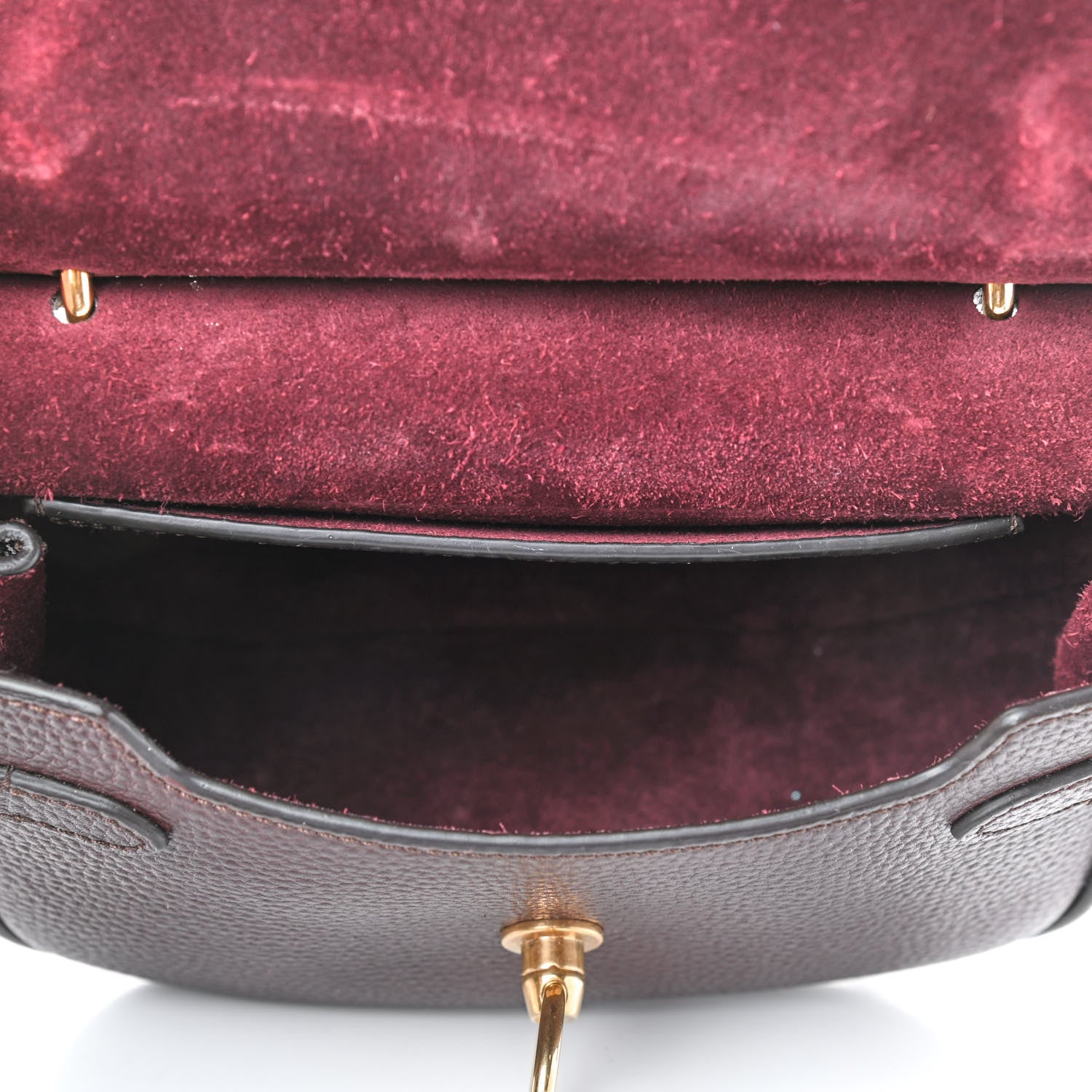 Mulberry Small Classic Grain Amberley Satchel Oxblood 4 of 8