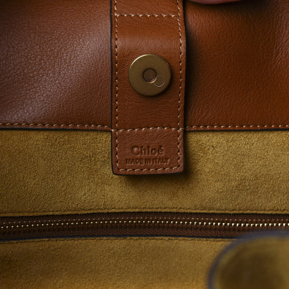Chloe Smooth Calfskin Medium Milo Shopping Tote Caramel 7 of 9
