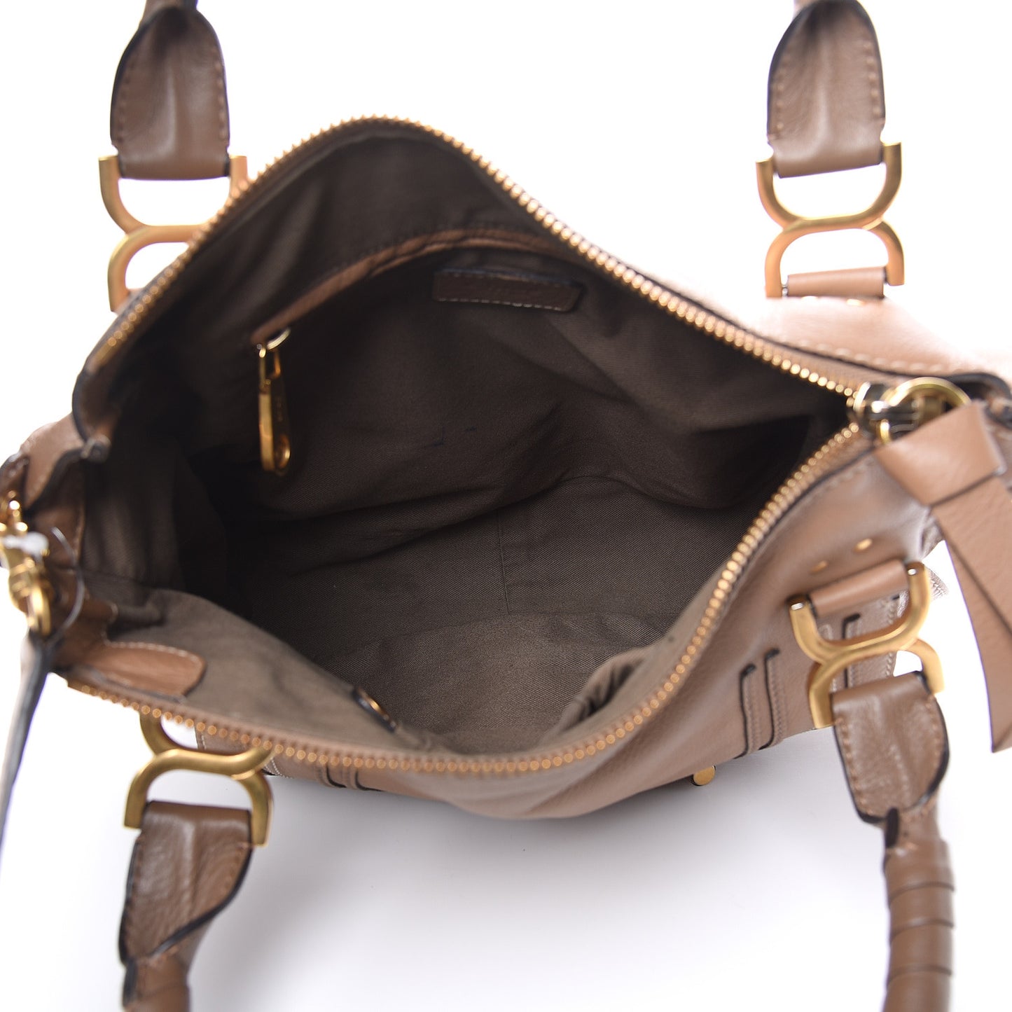 Calfskin Medium Marcie Satchel Nut
