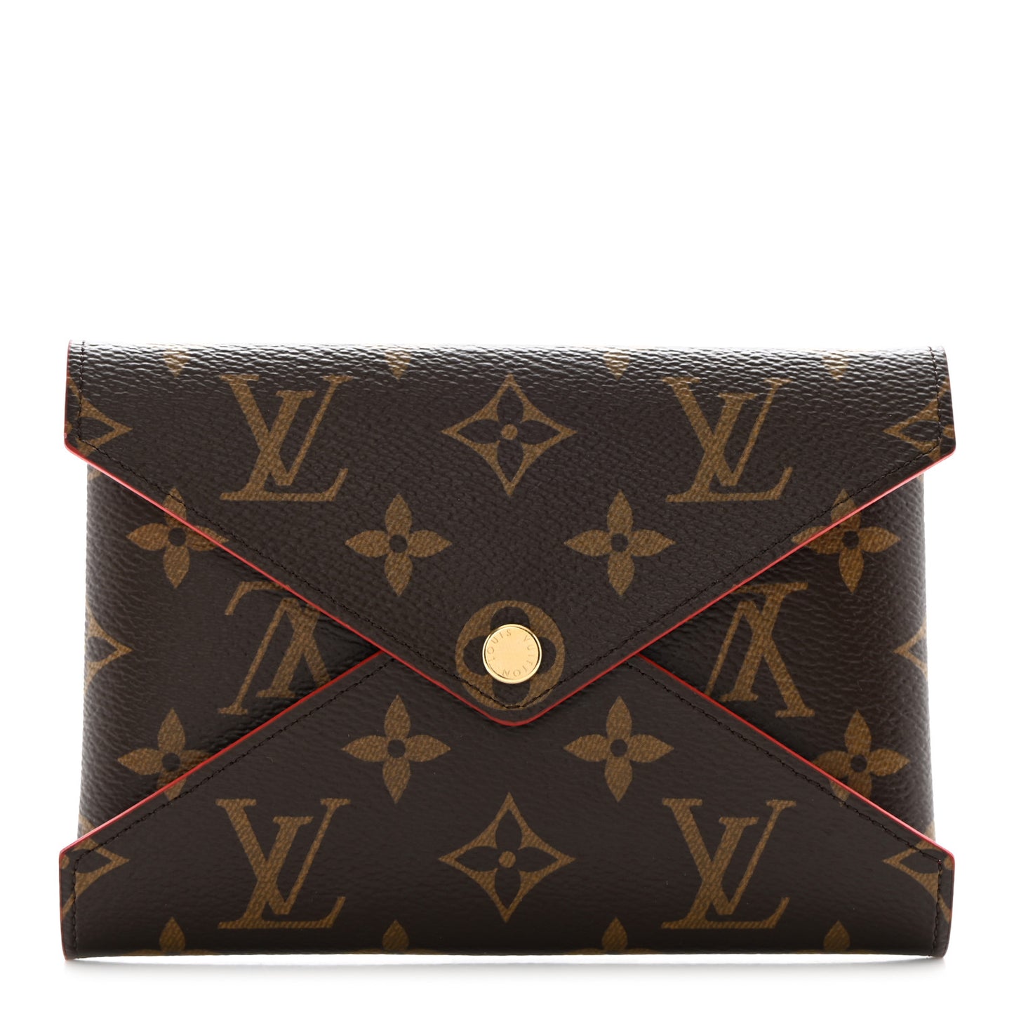 Monogram Medium Kirigami Pochette Insert Coquelicot