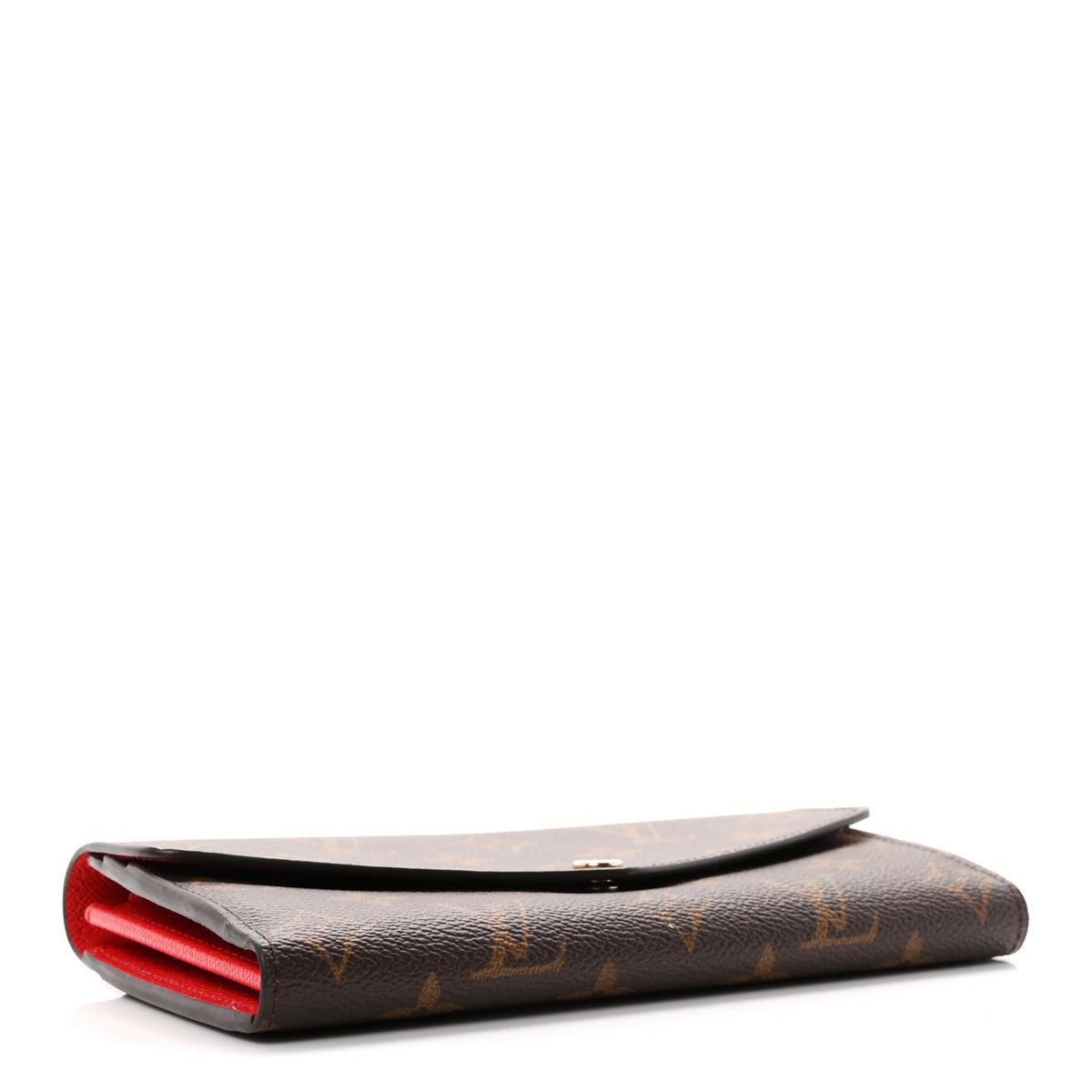 Monogram Sarah Wallet NM Coquelicot