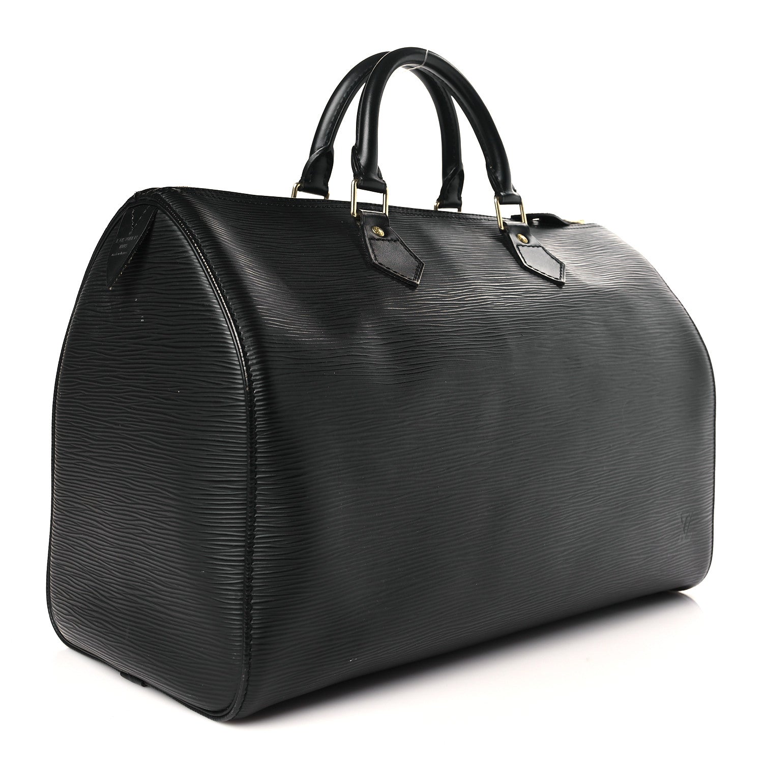 Louis Vuitton Epi Speedy 35 Black 3 of 8