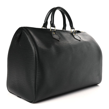 Louis Vuitton Epi Speedy 35 Black 3 of 8