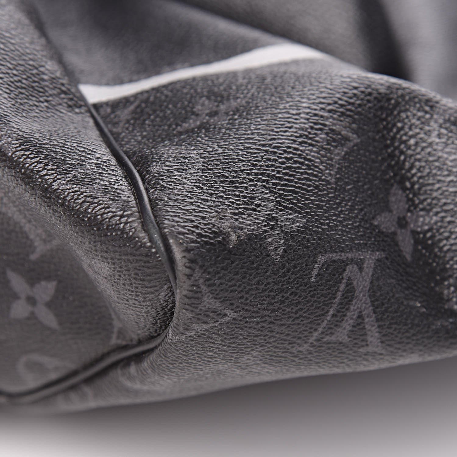 Louis Vuitton X FUJIWARA Monogram Eclipse Flash Fragment Keepall Bandouliere 55 8 of 14