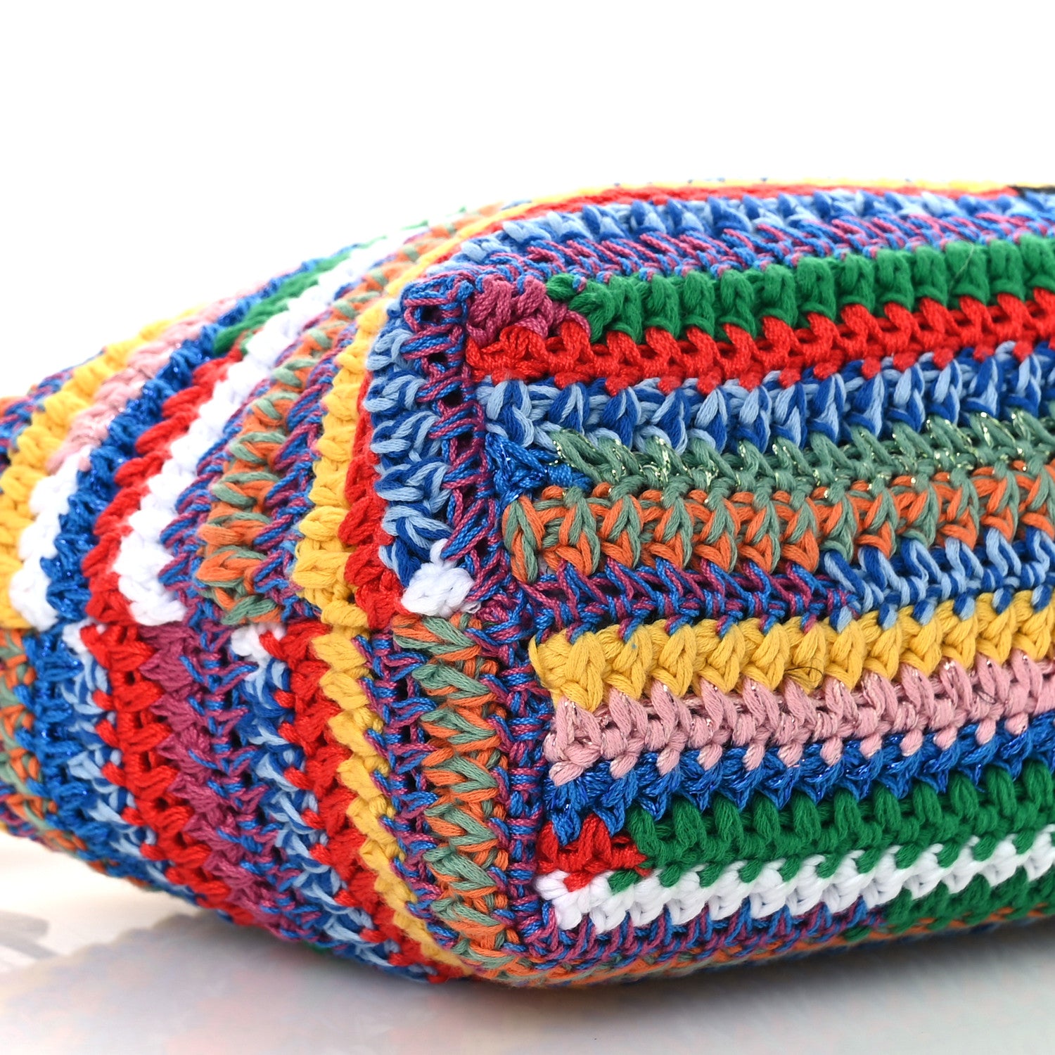 Miu Miu Fabric Crochet Pouch Multicolor 1804678 – FASHIONPHILE