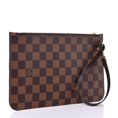Louis Vuitton Damier Ebene Neverfull MM GM Pochette 3 of 10