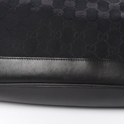 Gucci Monogram Bamboo Top Handle Bag Black 11 of 12