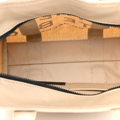 Marc Jacobs Cotton Canvas Medium The Traveler Tote Bag Beige 5 of 11