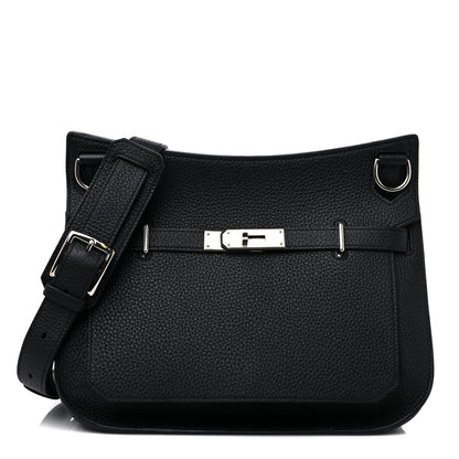 Hermes Taurillon Clemence Jypsiere 28 Black 1 of 9