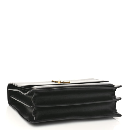 Saint Laurent Calfskin Large Monogram Sunset Black 4 of 11