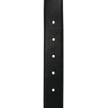 Gucci Calfskin Double G 30mm Belt 80 32 Black 6 of 7