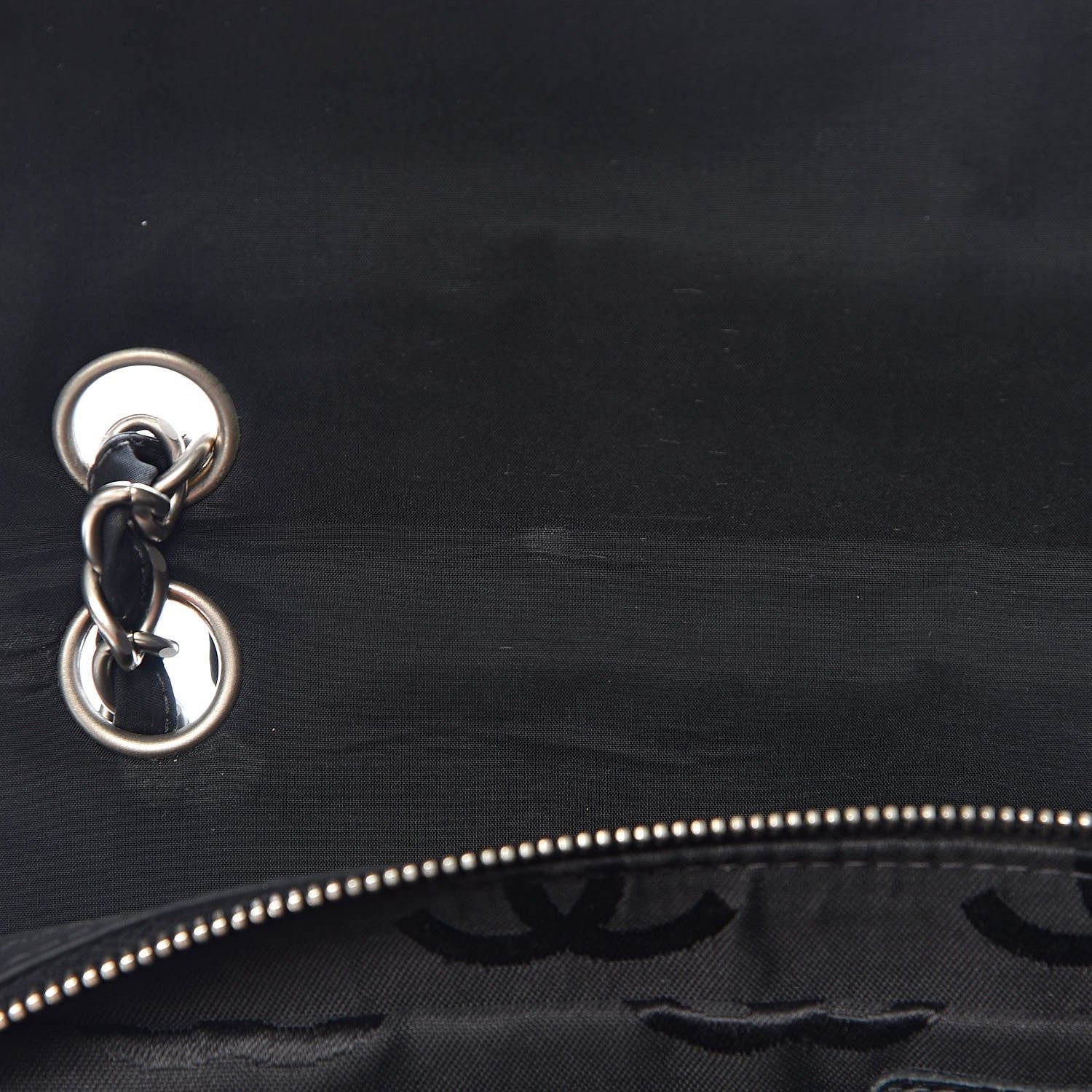 Chanel Nylon Square Quilted Flap Black 8 of 15