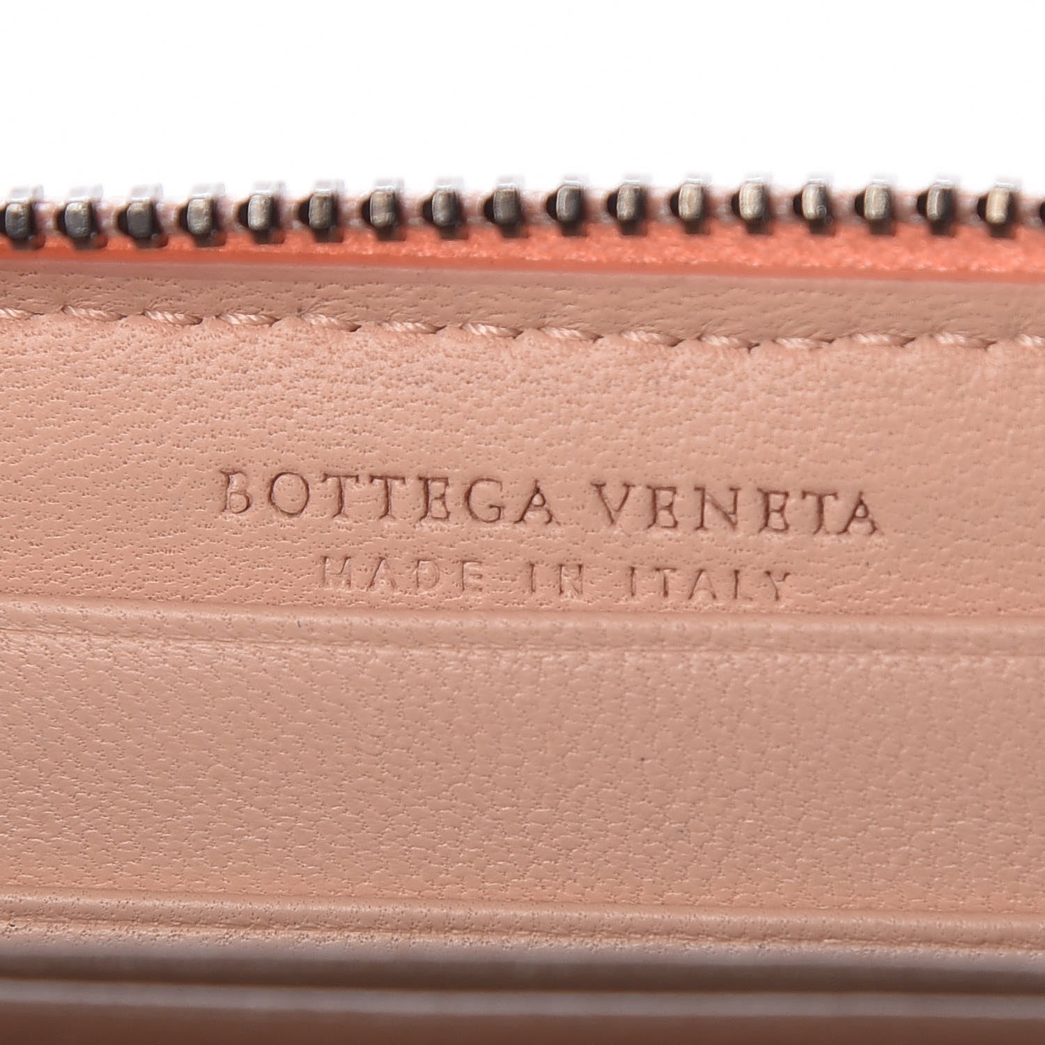 Bottega Veneta Nappa Intrecciato Zip Around Coin Purse Flamingo 6 of 8
