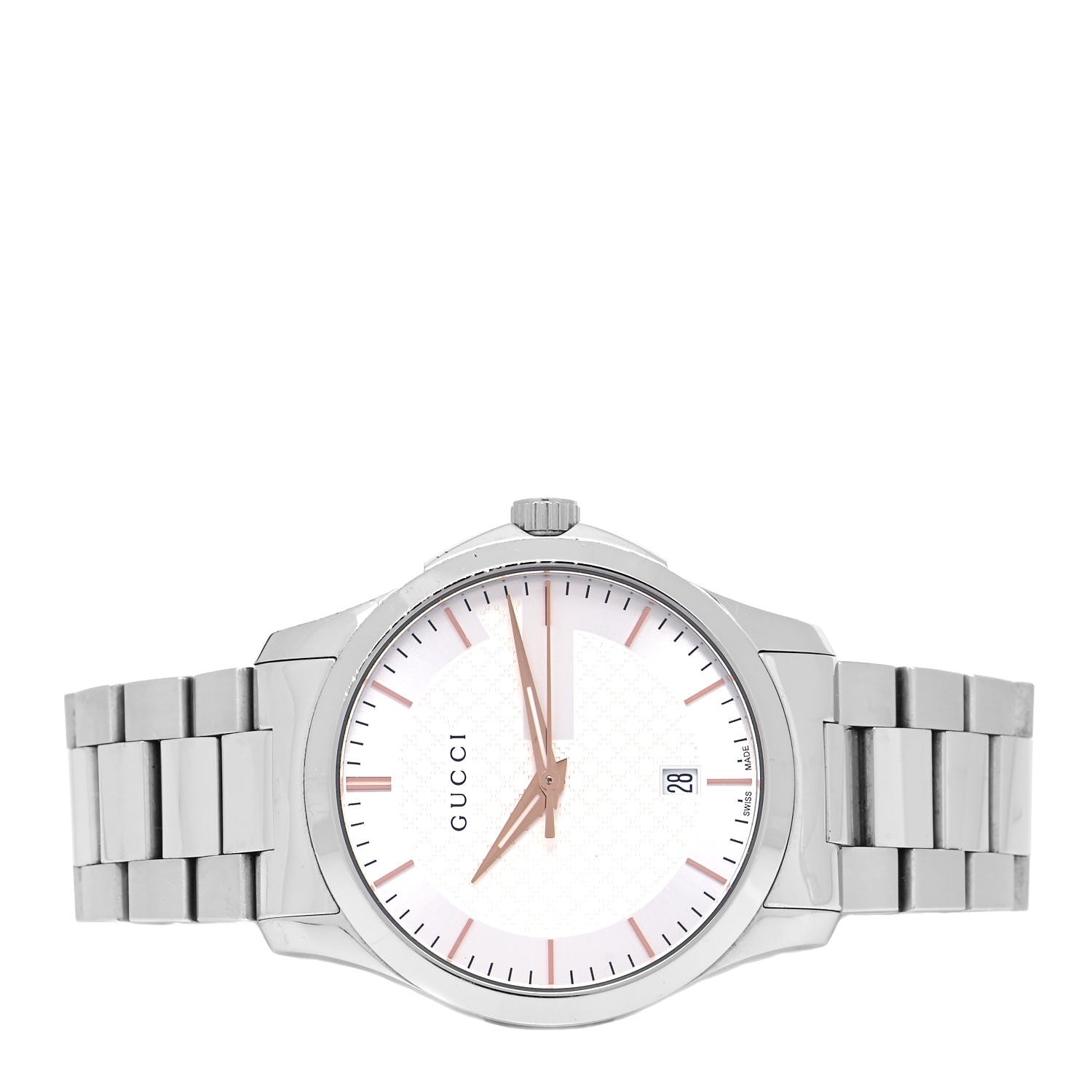 Gucci Stainless Steel 38mm G-Timeless Quartz Watch 2 of 5
