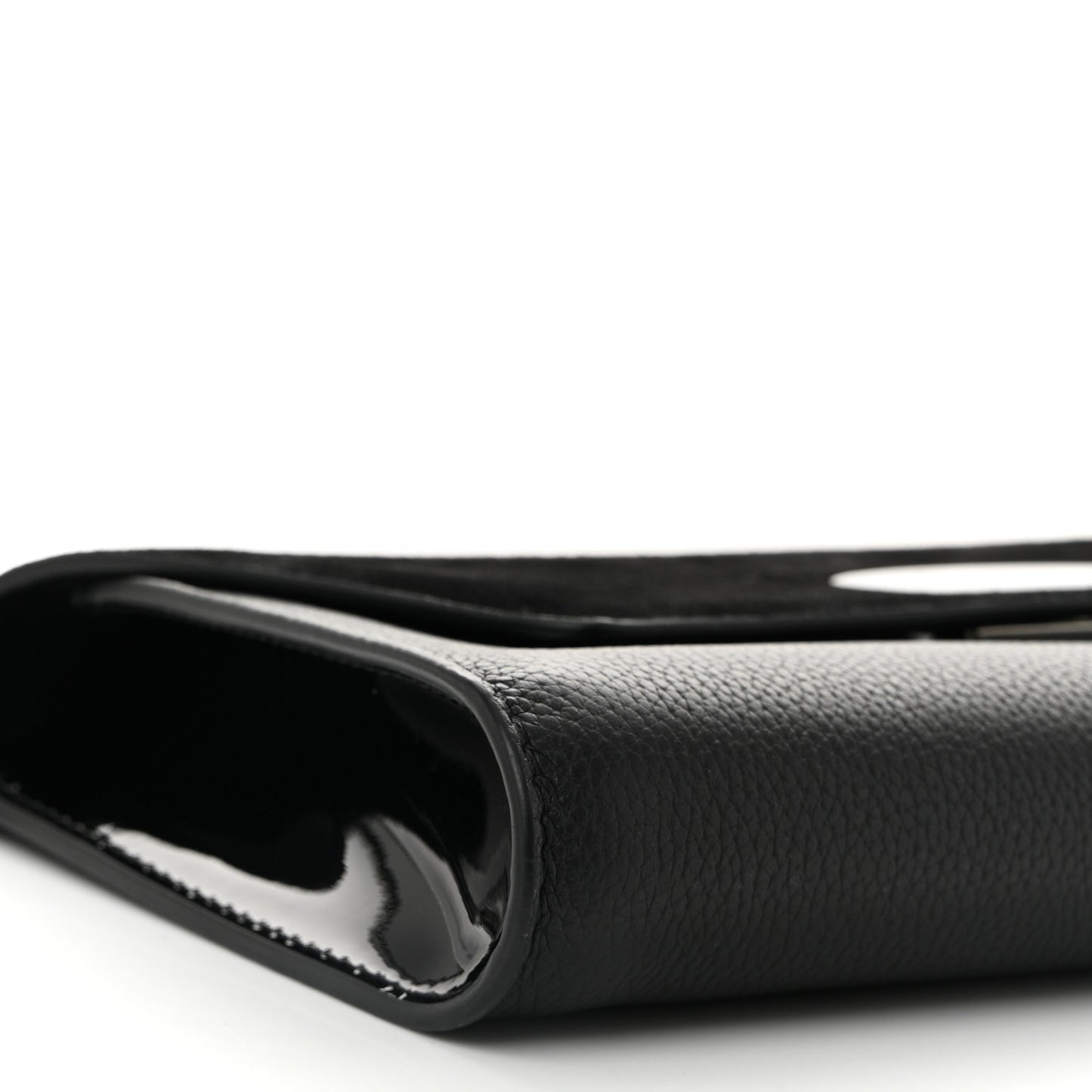 Veau Velours Calfskin Vero Dodat Clutch Black