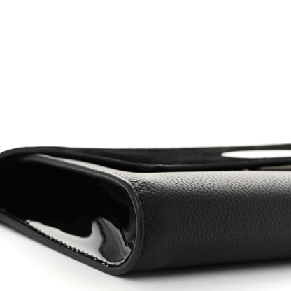 Christian Louboutin Veau Velours Calfskin Vero Dodat Clutch Black 8 of 9