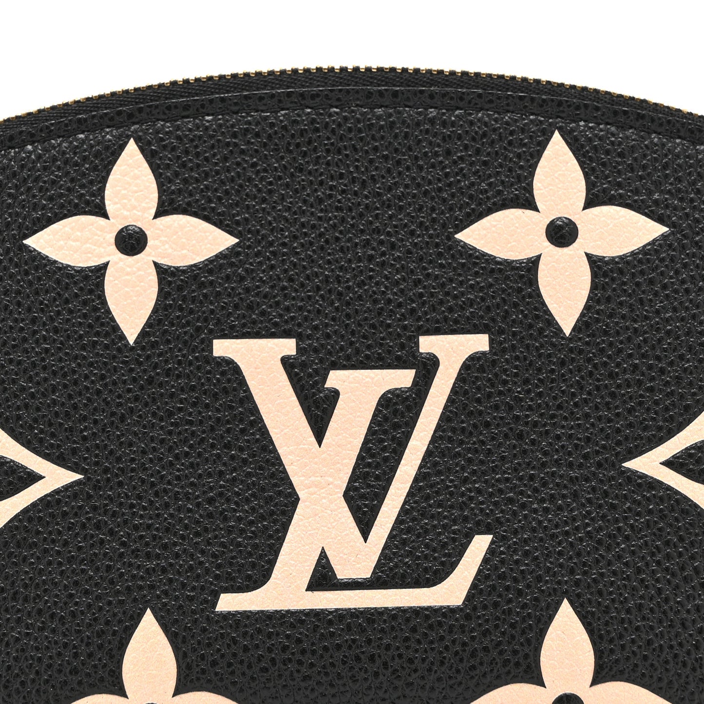 Empreinte Monogram Giant Cosmetic Pouch Black Beige
