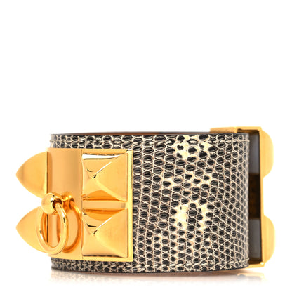 Hermes Lizard Collier De Chien CDC Bracelet S Ombre 1 of 5