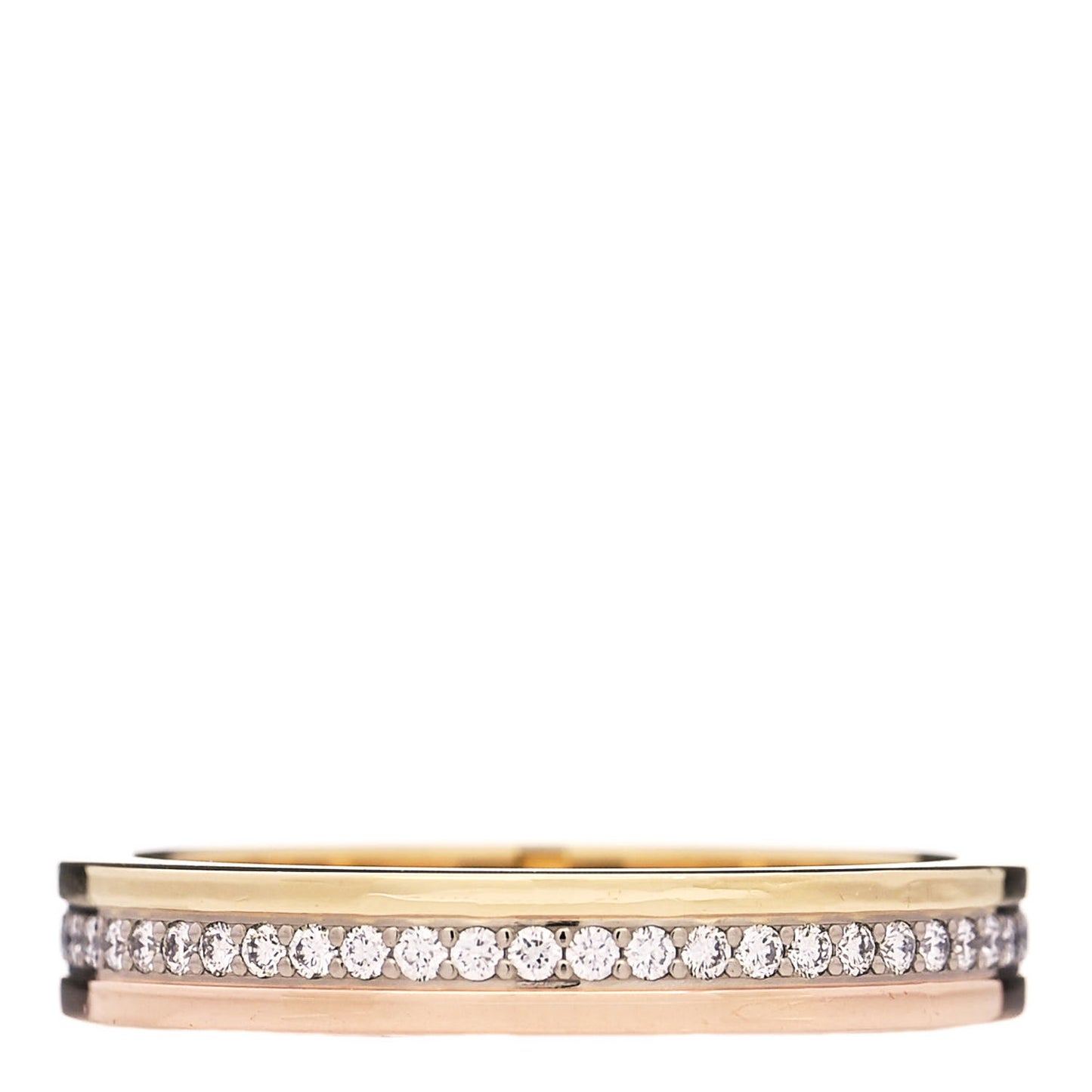 18K White Yellow Pink Gold Diamond 3.5mm Vendome Louis Cartier Wedding Band Ring 52 6
