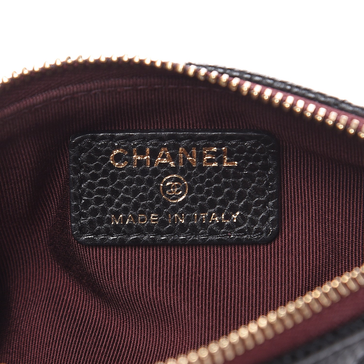 Chanel Caviar Quilted Small Cosmetic Case Black 6 of 8