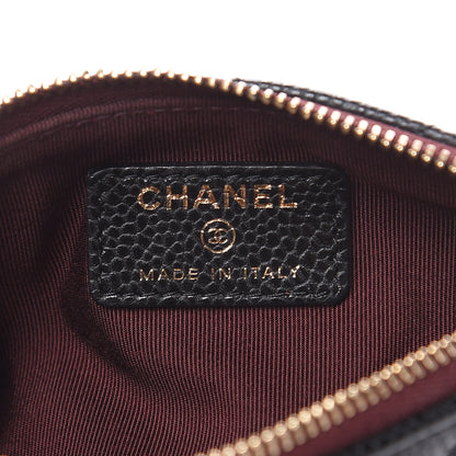 Chanel Caviar Quilted Small Cosmetic Case Black 6 of 8