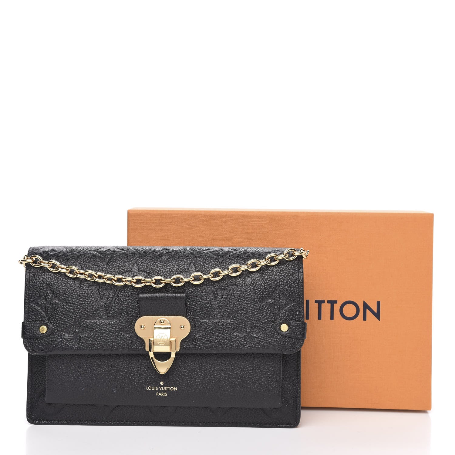 Louis Vuitton Empreinte Vavin Chain Wallet Black 10 of 10