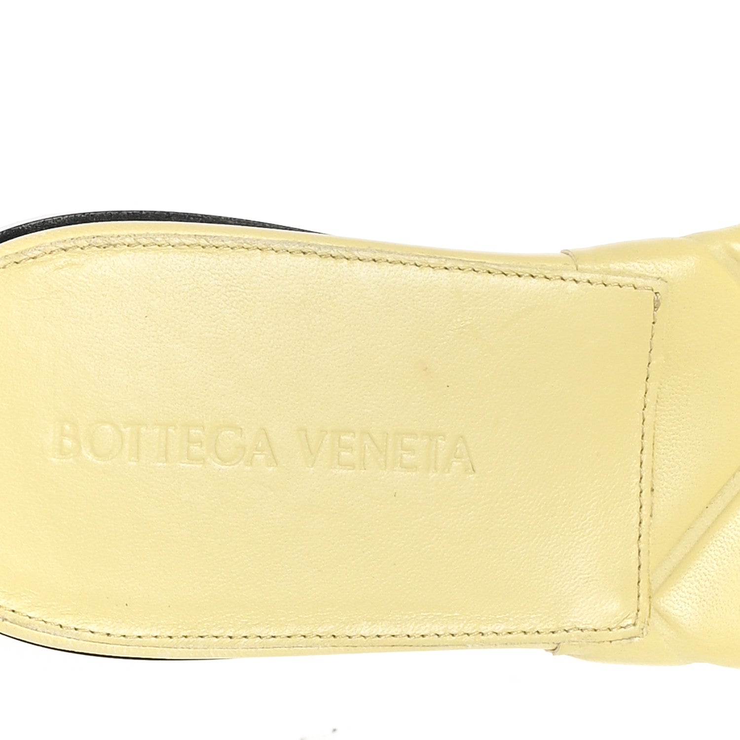 Bottega Veneta Nappa Quilted Rubber Lido Flat Sandals 39 Moon Beam 8 of 8