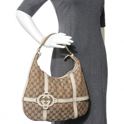 Gucci Monogram GG ROYAL Hobo Off White 2 of 7