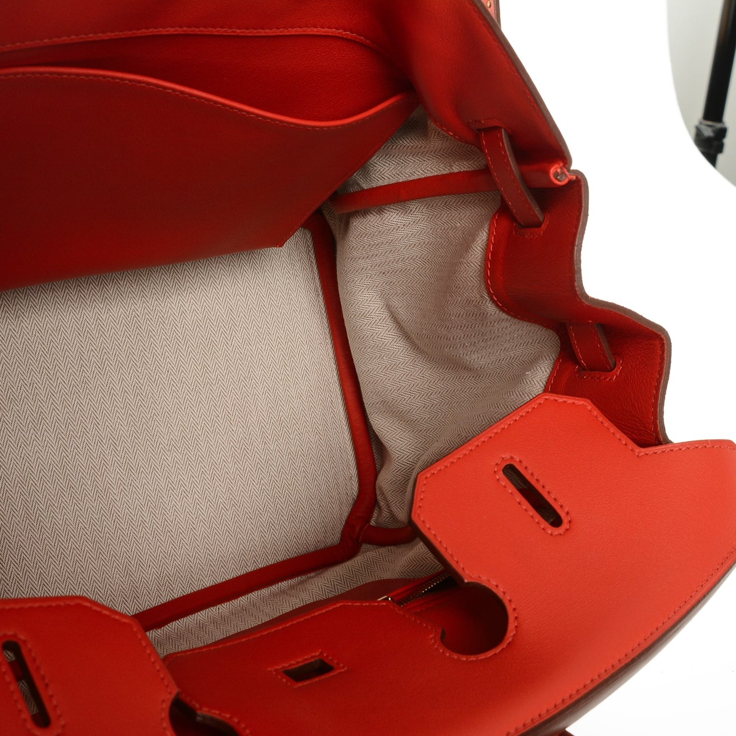 Veau Doblis Swift Grizzly Birkin 35 Chamois Capucine