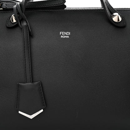 Fendi Vitello Dolce Medium By The Way Boston Bag Black 8 of 12
