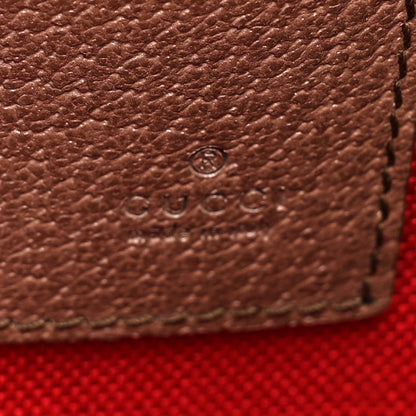 Gucci Wool Textured Calfskin Houndstooth Woven Zip Wristlet Pouch Red Green Ivory Multicolor New Acero 6 of 9