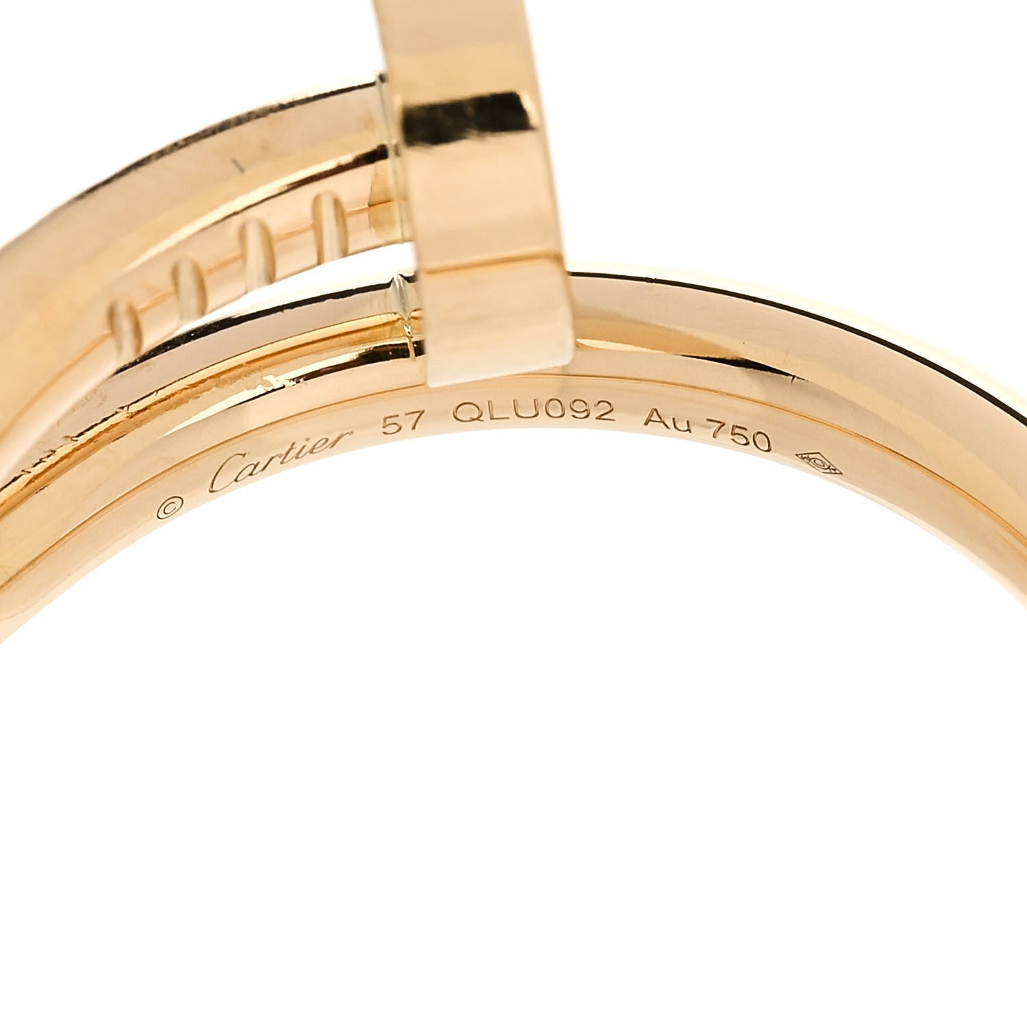 Cartier 18K Yellow Gold Juste Un Clou Ring 57 8 4 of 4