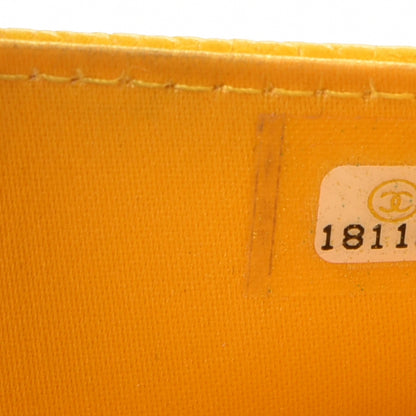 Chanel Caviar Wallet On Chain WOC Yellow 8 of 15