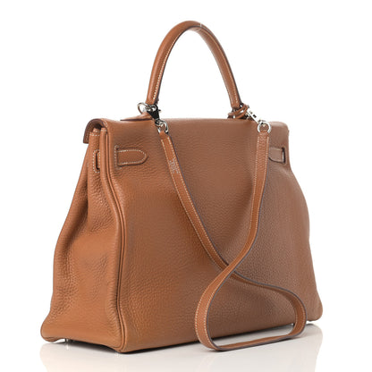Hermes Togo Kelly Retourne 35 Gold 2 of 15