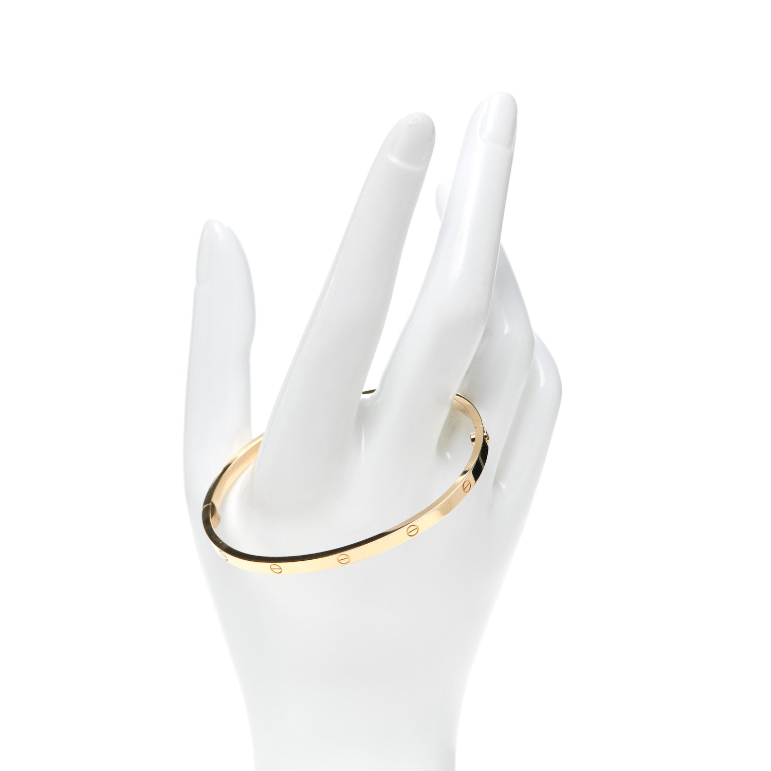 Cartier 18K Yellow Gold Small LOVE Bracelet 19 2 of 7