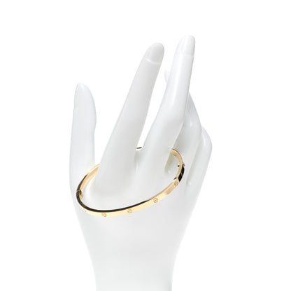 Cartier 18K Yellow Gold Small LOVE Bracelet 19 2 of 7