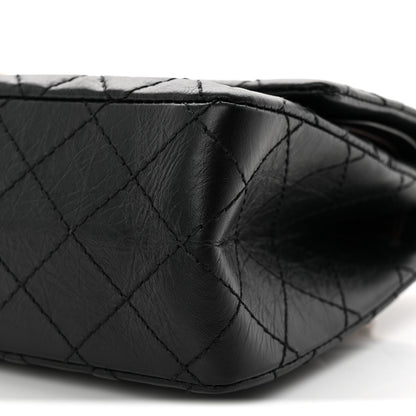 Chanel Aged Calfskin Quilted 2.55 Reissue 225 Flap Black 9 of 12