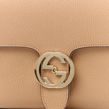 Gucci Dollar Calfskin Interlocking G Top Handle Shoulder Bag Camelia 8 of 10