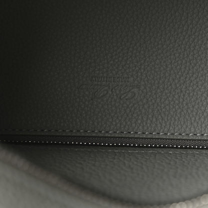 Loro Piana Grained Calfskin Canvas Large Sesia Eucalyptus 6 of 9