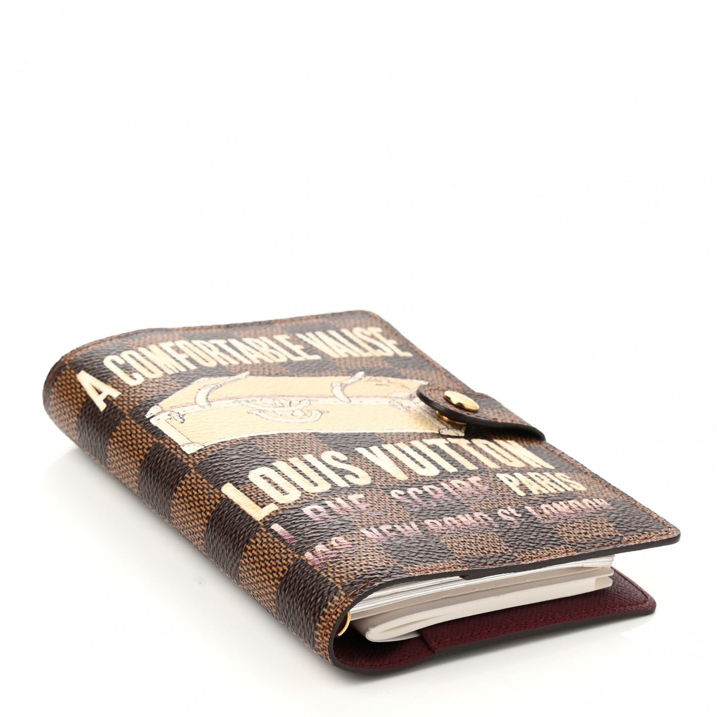 Damier Ebene Valise Small Ring Agenda Cover