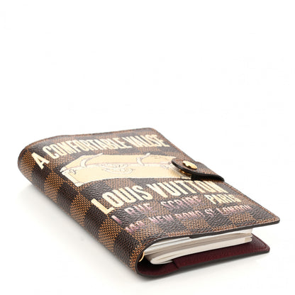 Louis Vuitton Damier Ebene Valise Small Ring Agenda Cover 4 of 6