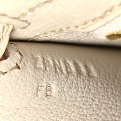 Hermes Ostrich Kelly Sellier 25 Beton 8 of 11