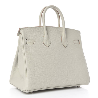 Hermes Togo Birkin 25 Gris Perle 3 of 34