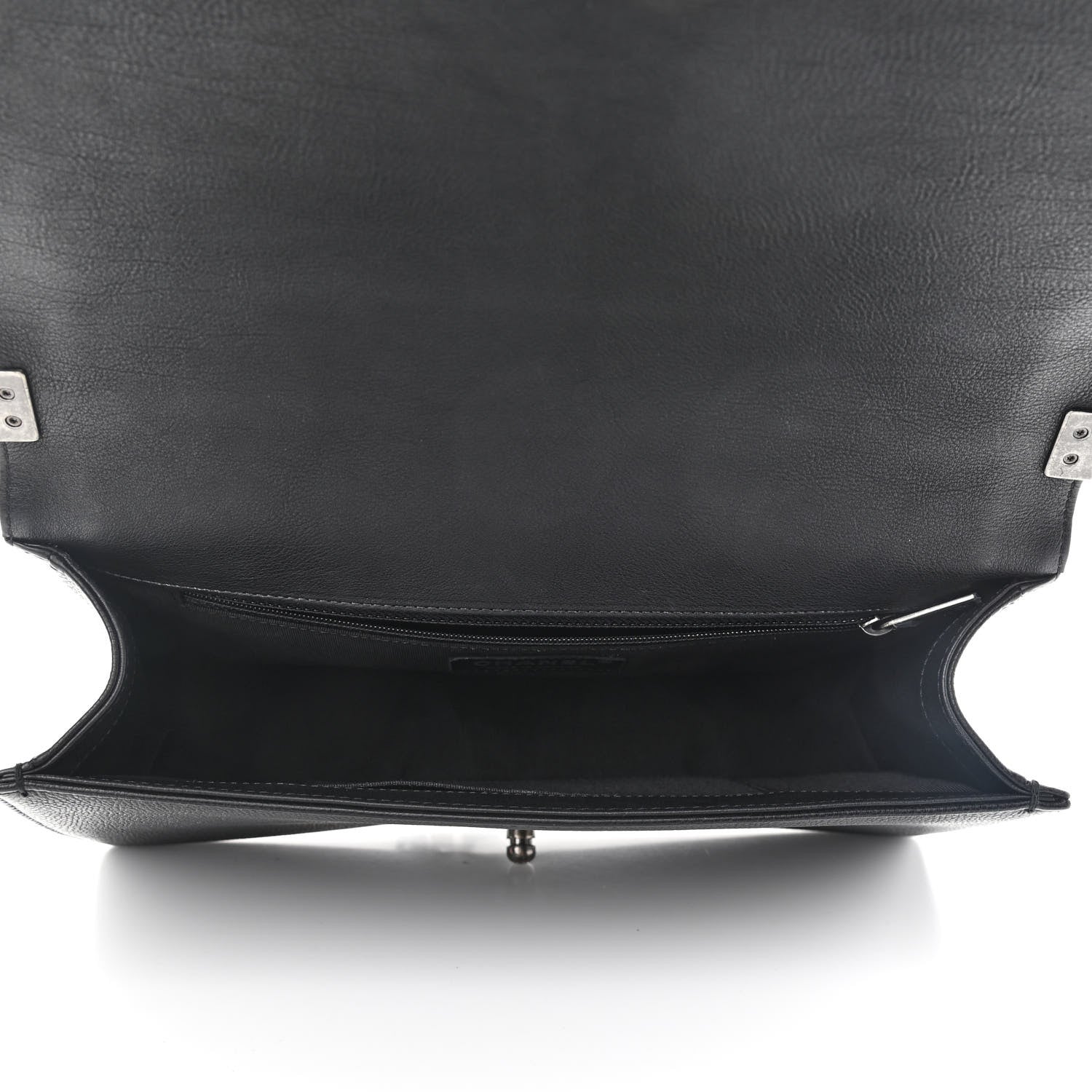 Chanel Grained Calfskin Quilted New Medium Boy Flap Black 5 of 9