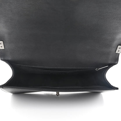 Chanel Grained Calfskin Quilted New Medium Boy Flap Black 5 of 9