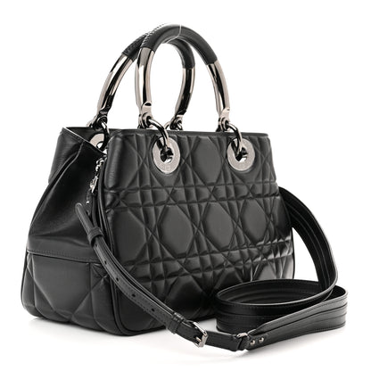 Christian Dior Lambskin Cannage The Lady 95.22 Black 3 of 10
