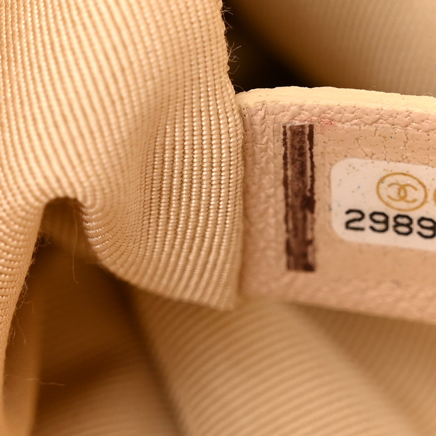 Lambskin Quilted Large Chanel 19 Flap Beige