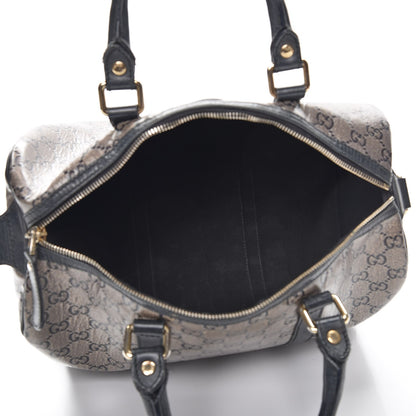 Gucci Crystal Monogram Joy Medium Boston Black 5 of 13