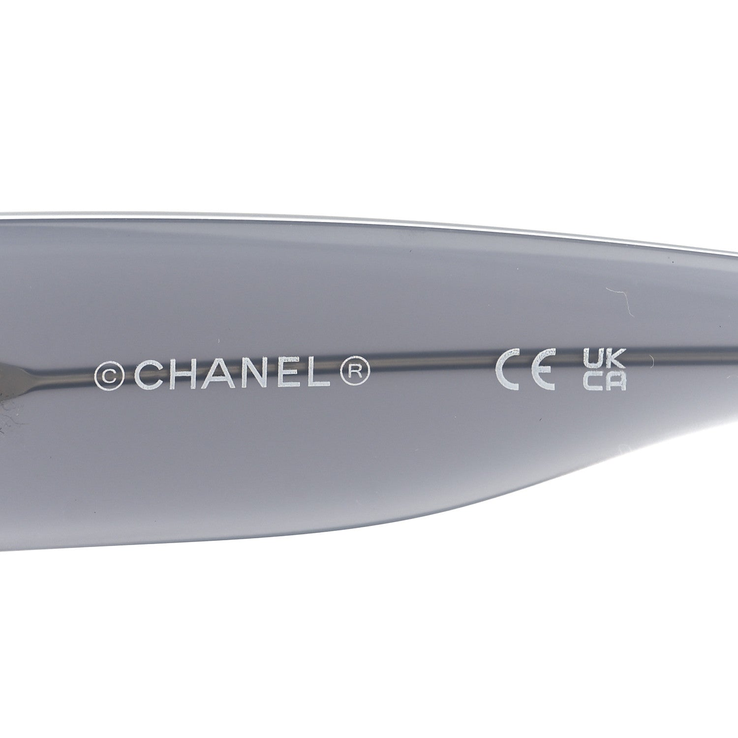 Chanel Acetate Square CC Crystal Sunglasses 71685A Grey 5 of 7