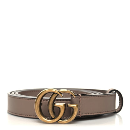 Gucci Calfskin Double G 20mm Belt 90 36 Porcelain Rose 1 of 5